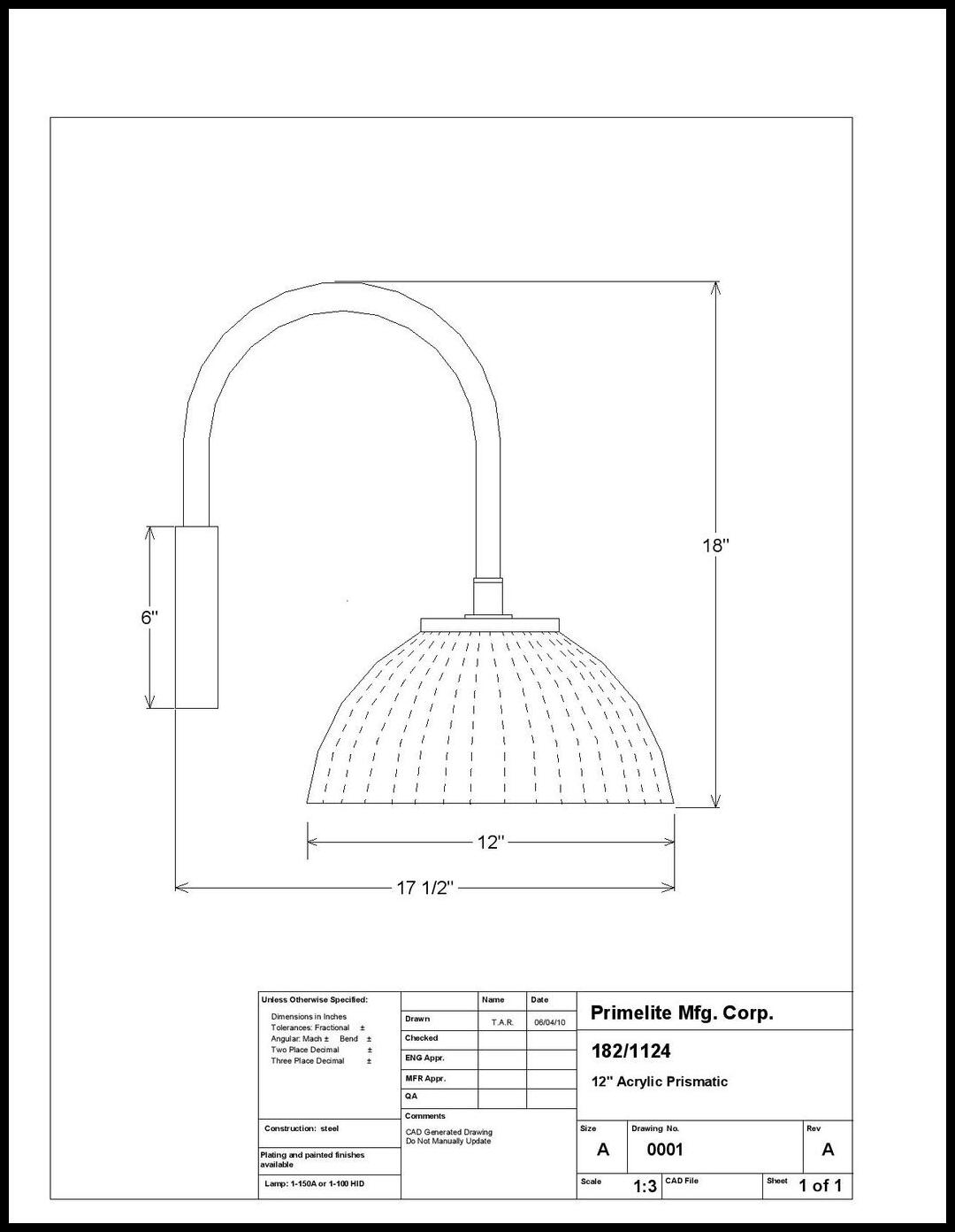 Prismatic Dome J-Arm Wall Bracket - Image 2
