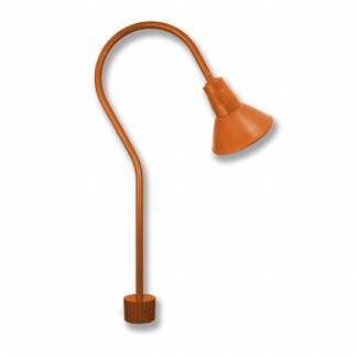 Down Shade on Shepherd Hook Post Mount