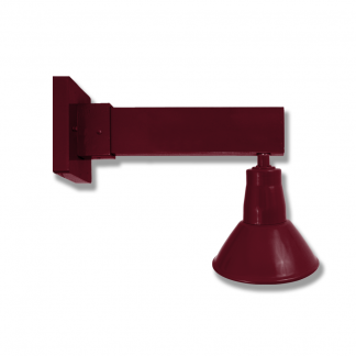 Down Shade on Bar Arm Wall Bracket