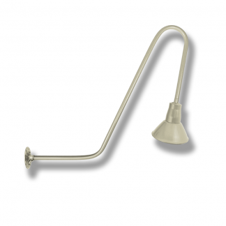 Down Shade on Z Arm Wall Bracket