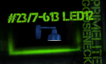 gooseneck Straight-Neck #23/7-613 LED12