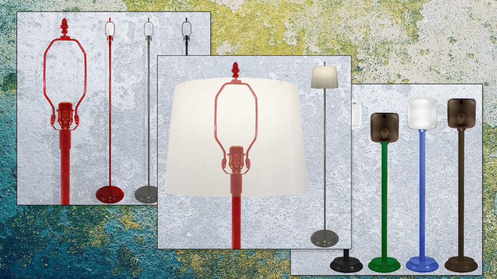 Floor Lamps: #230 | ##231 W/ Lamp Shade | #231 (Cube Globe)