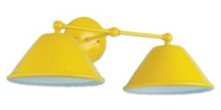Indoor 2 Cone Light on Staight Arm