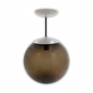 Smoke Acrylic Globe Pendant