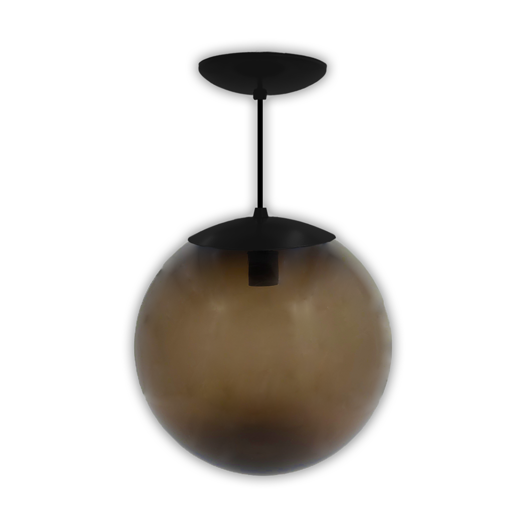 Smoke Acrylic Globe Pendant - Image 2