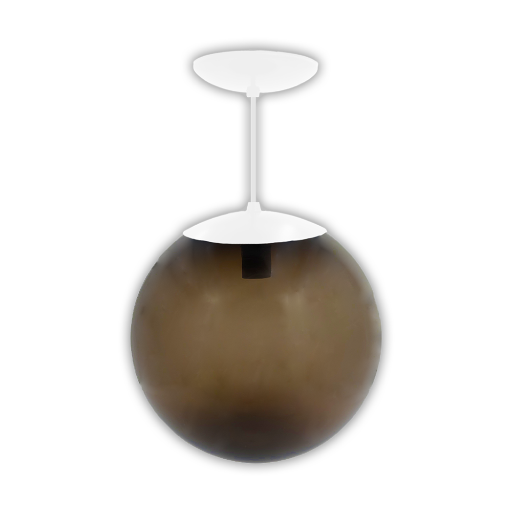 Smoke Acrylic Globe Pendant - Image 3