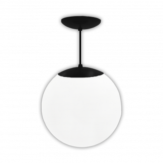 White Acrylic Globe Pendant