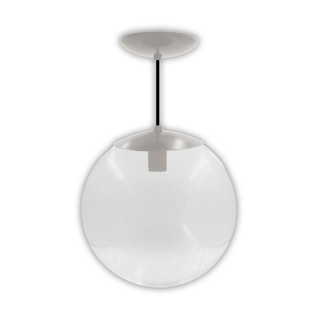 Clear Acrylic Globe Pendant
