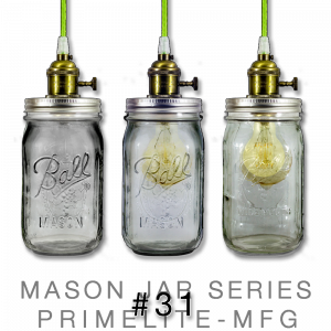 Mason Jar Pendant #31