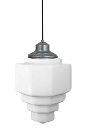 Art Deco Hanging Glass Pendant