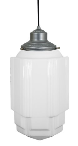 Empire Art Deco Glass Pendant