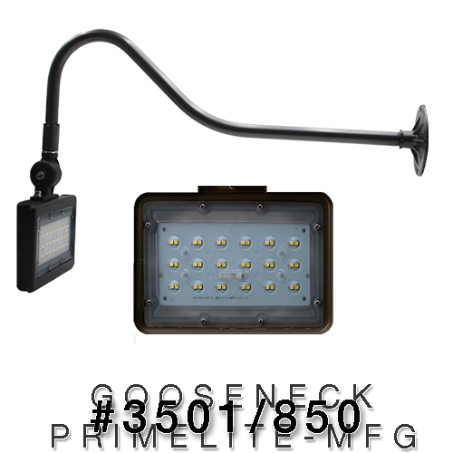 Gooseneck #3501/850 LED30 floodlight