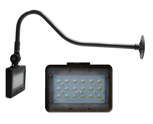 Gooseneck #3501/850 LED30 floodlight