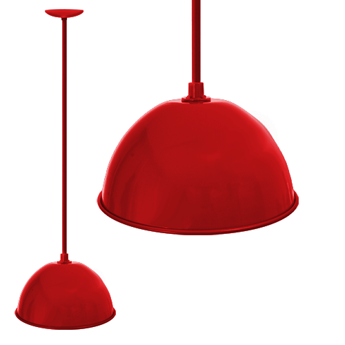 Dome Shade Stem Pendant is a combination of elegance and functionality