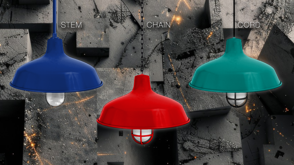 <span style="font-size: 12px;">Jelly Jar Barn Shade Fixture #23/16 Mounts: Stem #23/16-18 | Chain #23/16-C WGGH | Cord #23/16 WGGH </span>