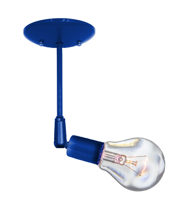 <em><span style="font-size: 12px;">Bare Bulb Pendant #445 w/ 90 Degree Swivel</span></em>