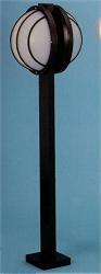 Polycarbonate Round Nautical Bollard with Bars