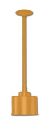 6" x 4" Can Pendant Light on 18" Stem - Image 2