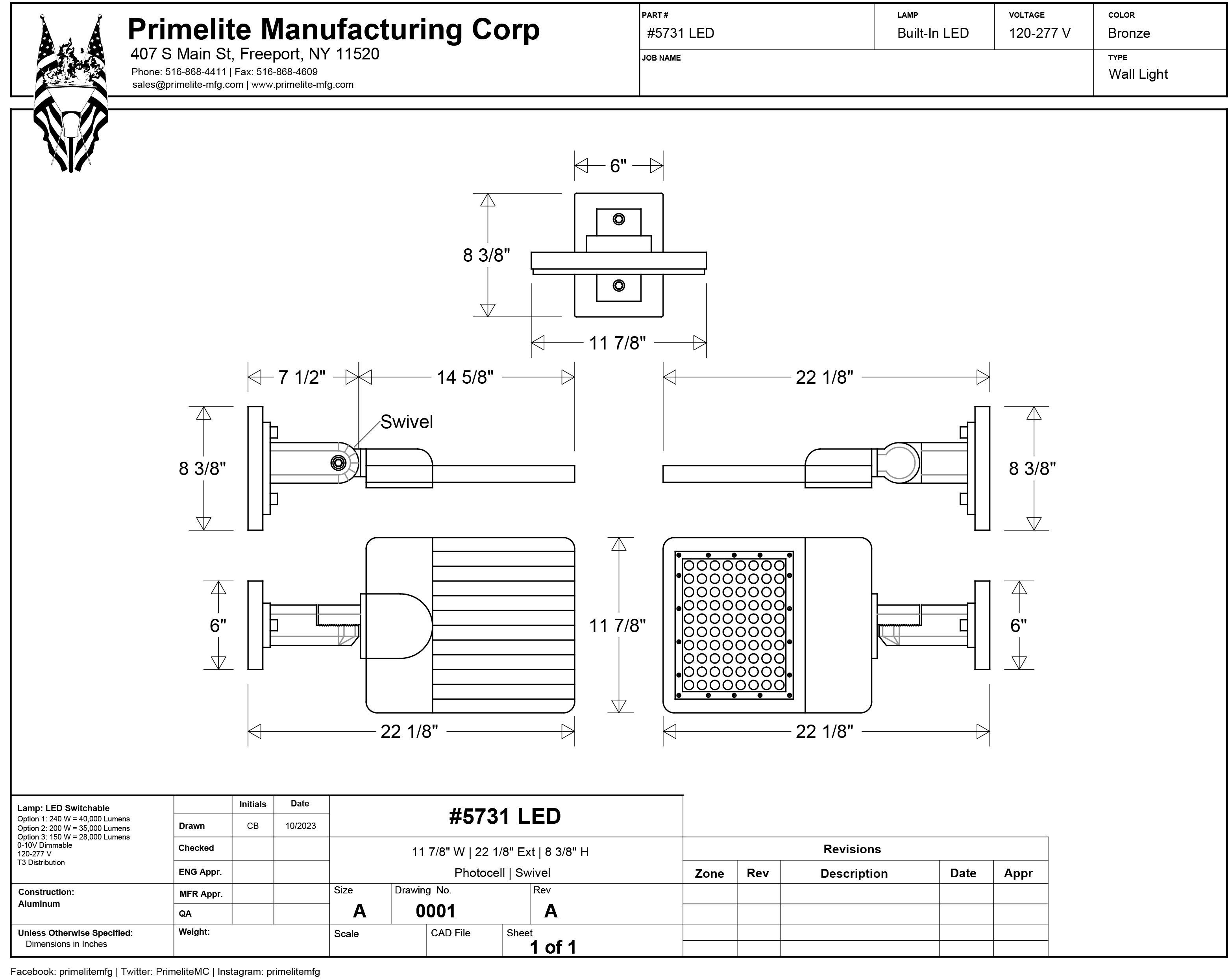 #5731 technical drawing
