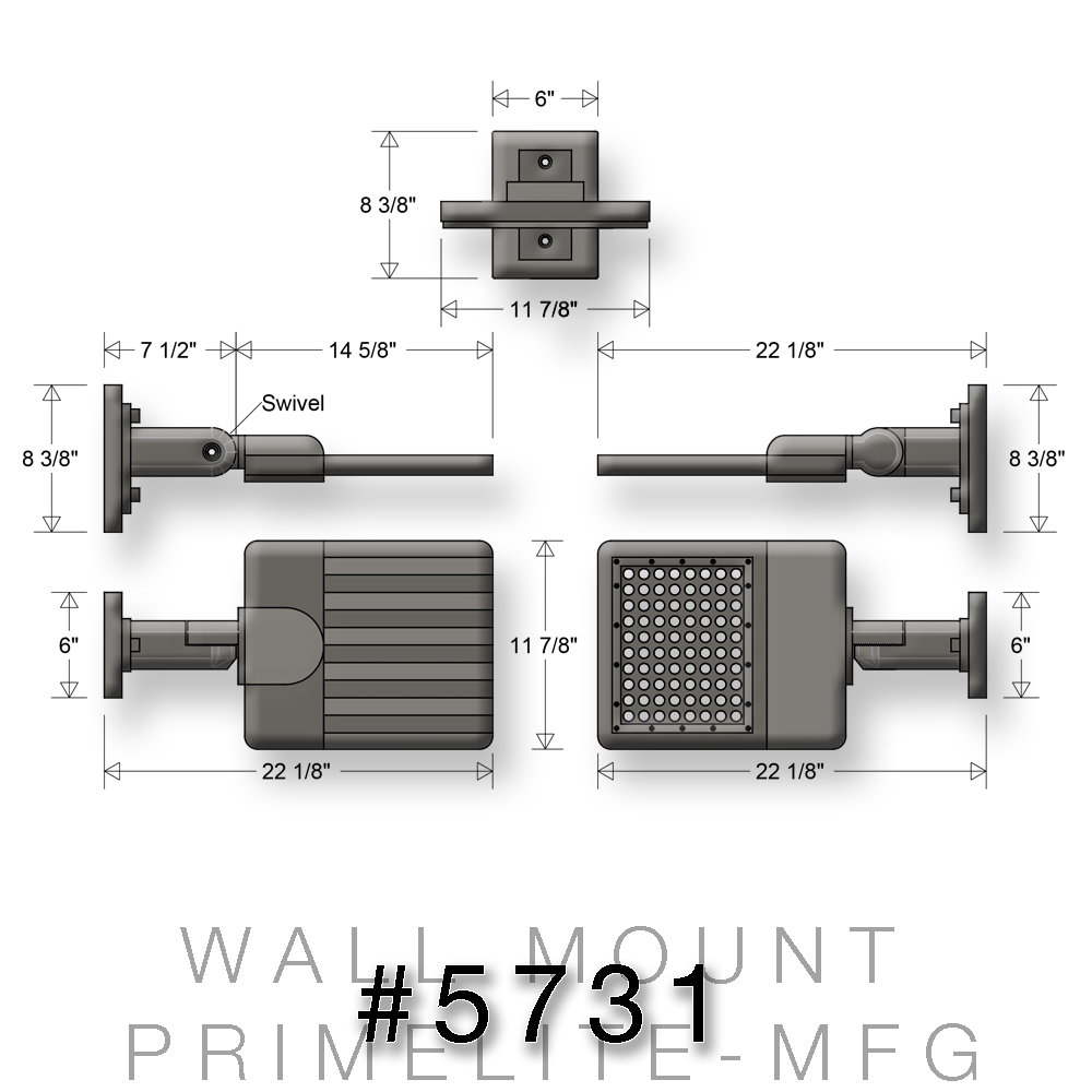 Wall mount light #5731 LED