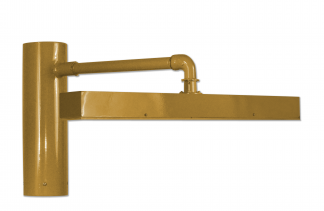 2' LED Linear Sign Light on Straight Arm Post Mount