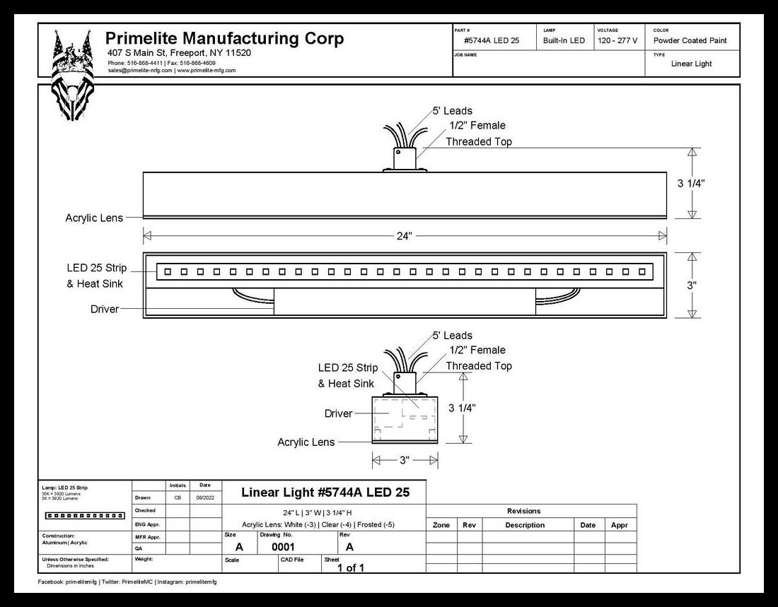 2' LED Linear Sign Light - Wall Washer - Image 3
