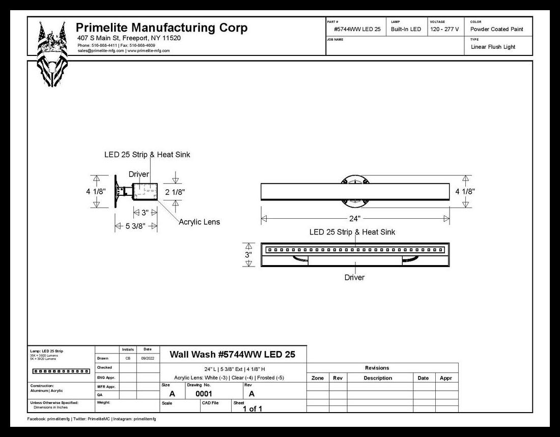 2' LED Linear Sign Light - Wall Washer - Image 2