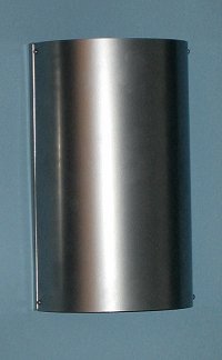 Metal Half Cylinder Wall Sconce