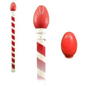 Holiday Post light Kit #6107/Striped-1808