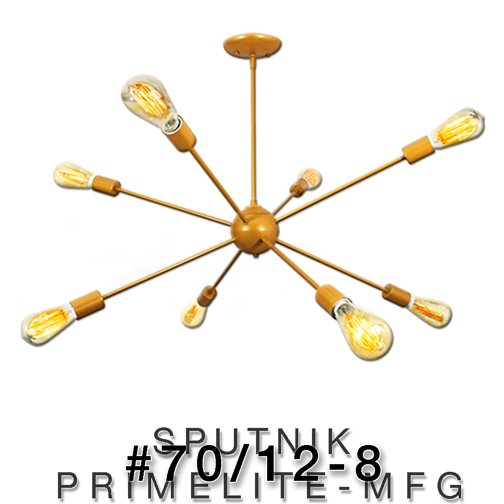 The "Sputnik" #70/12-8 pendant offers a blend of vintage charm and modern sophistication