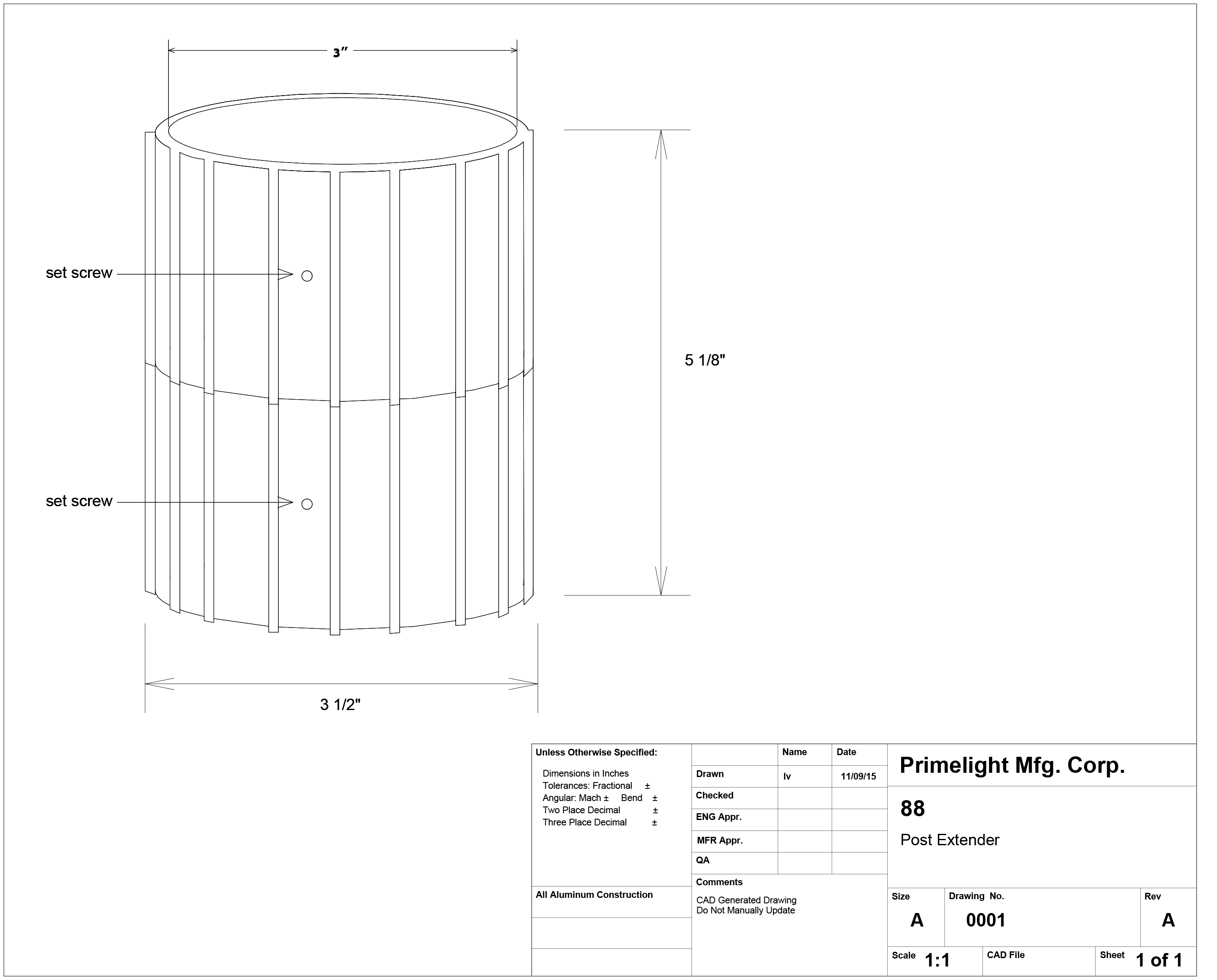 3" Post Coupler - Image 3