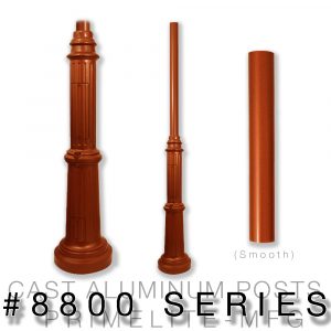 Cast Aluminum Post Series #8800
