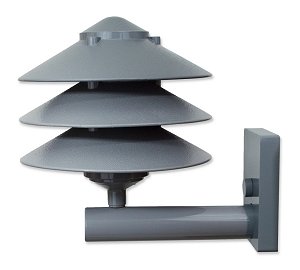 LED Large 3 Tier Aluminum Pagoda Wall Bracket