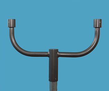 2 Light Bullhorn Outdoor Post Light