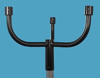 3 Light Bullhorn Outdoor Post Light