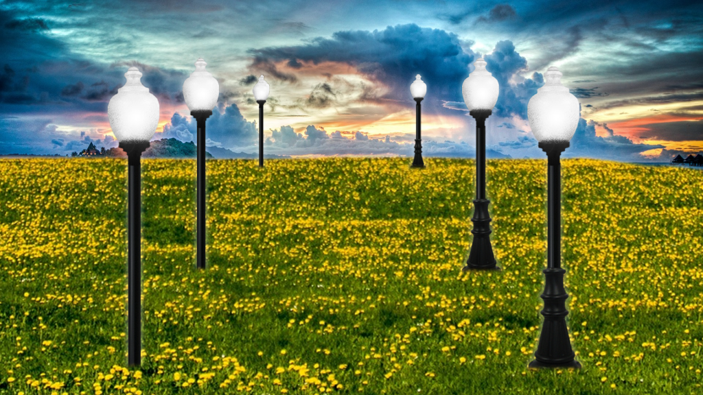 A Field of Decorative Post Bases #6501