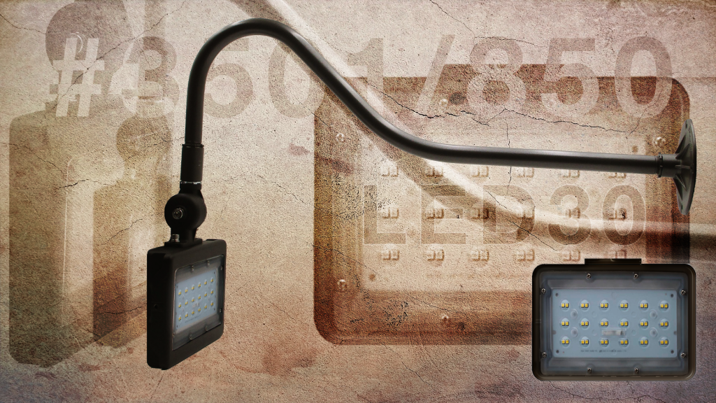 Gooseneck #3501/850 Led floodlight