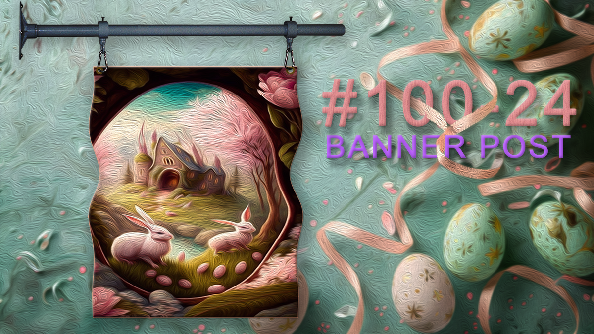 sign banner post mount #100-24