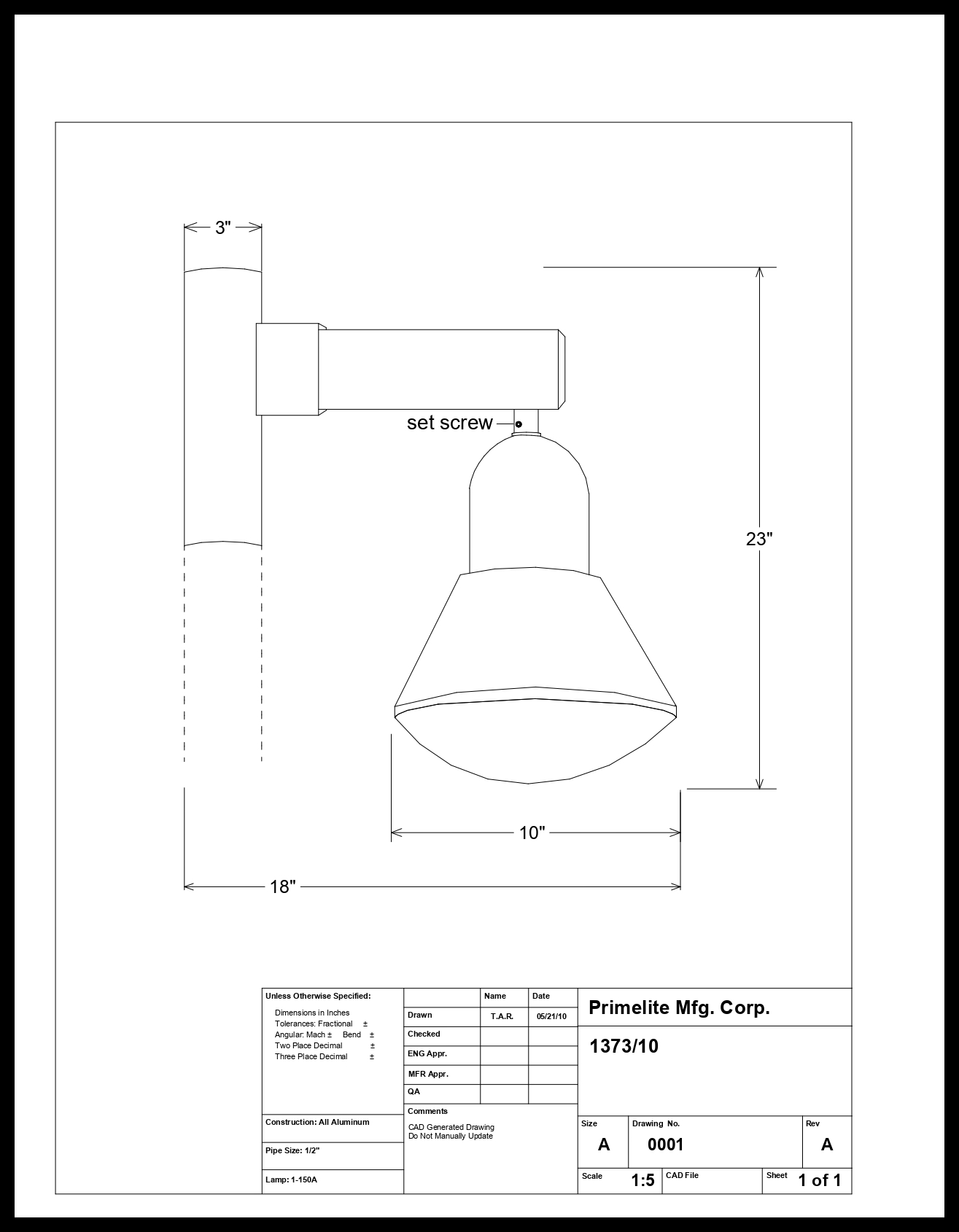 Dome and Lens Post Light - Image 2