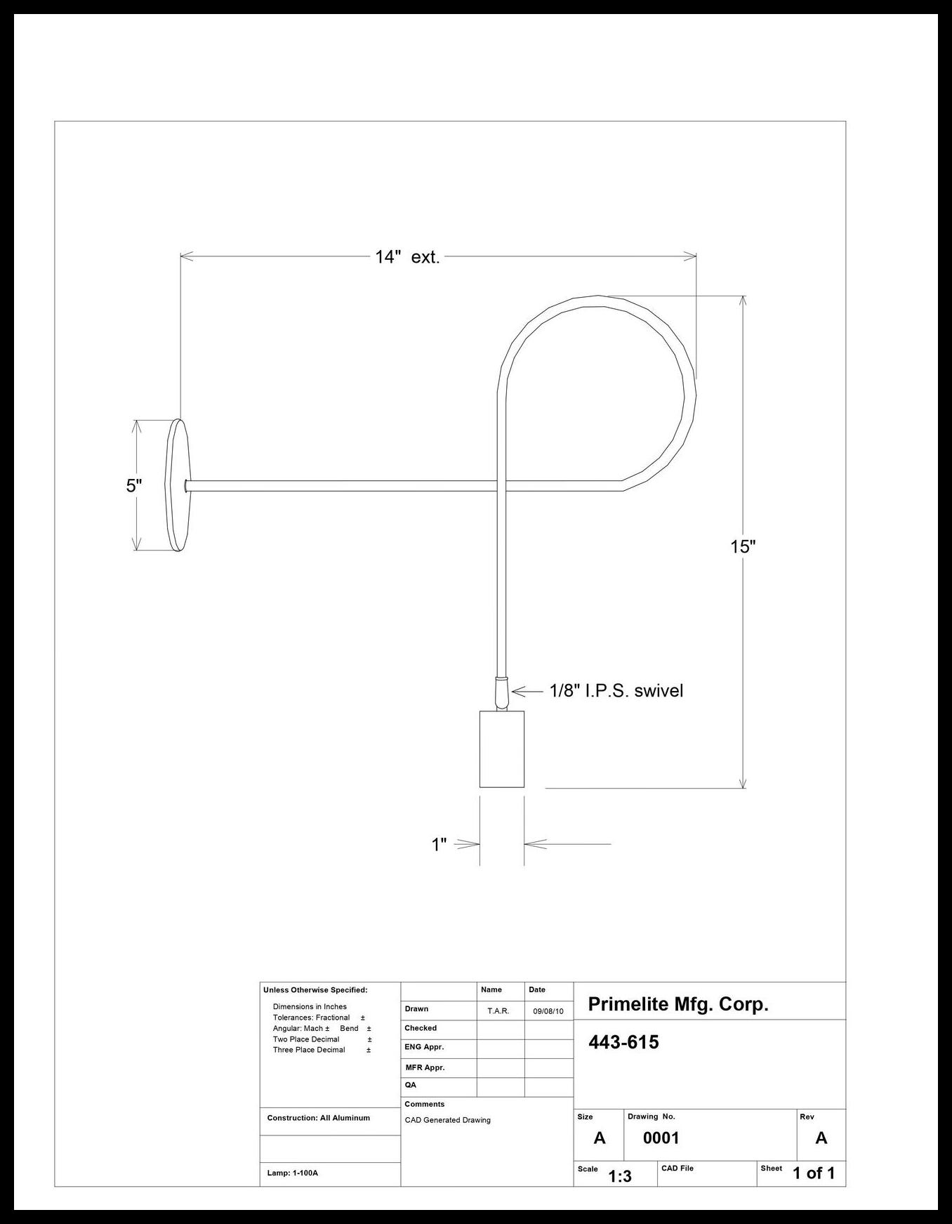 Indoor Bare Bulb Socket on Loop Wall Mount - Image 2