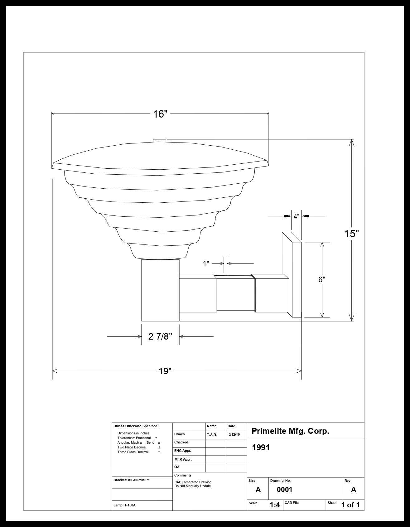 Modern Step Dark Sky Friendly on Wall Bracket - Image 2