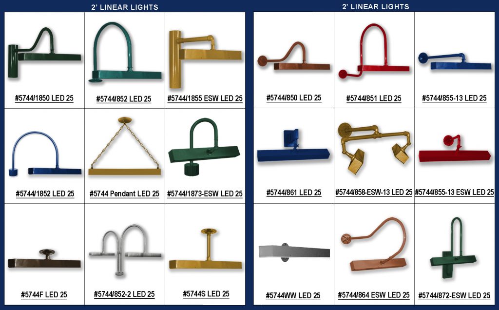 New 2' Linear Lighting Collection (#5744 Series)