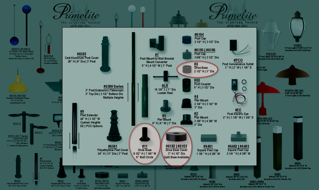 <span style="font-size: 12px;">Direct burial is common for post light installations, but we understand the occasional need for alternatives</span>