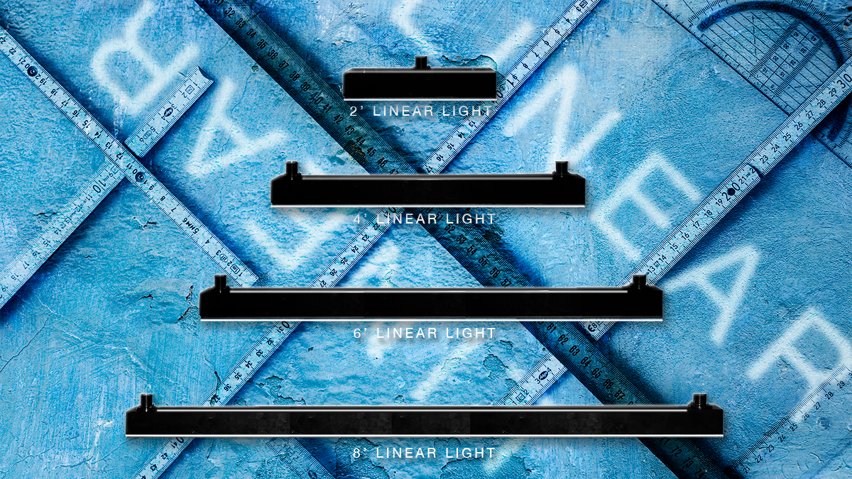 Primelite Linear Lighting now available in 2', 4' 6' and 8' sizes