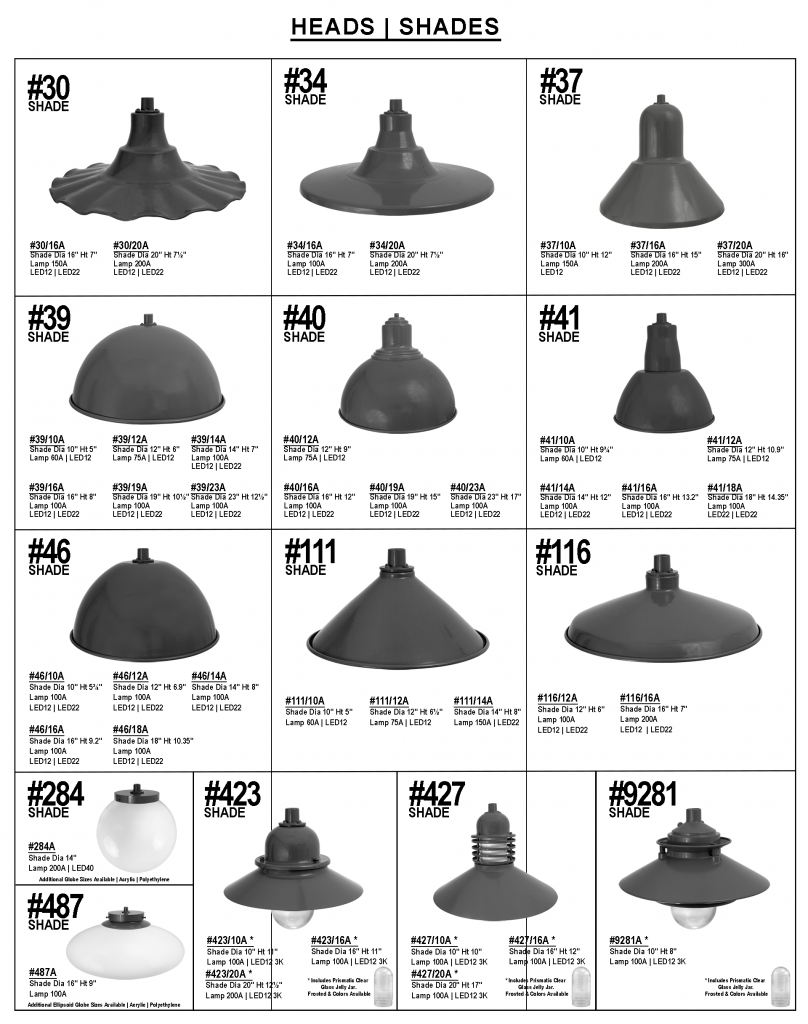 primelite gooseneck shades - catalog 07