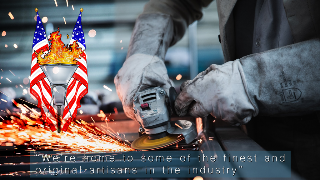 <em><span style="font-size: 12px;">We're home to some of the finest and original artisans in the industry, who labor with dedication and skill to produce our lighting fixtures, accessories, and more.</span></em>